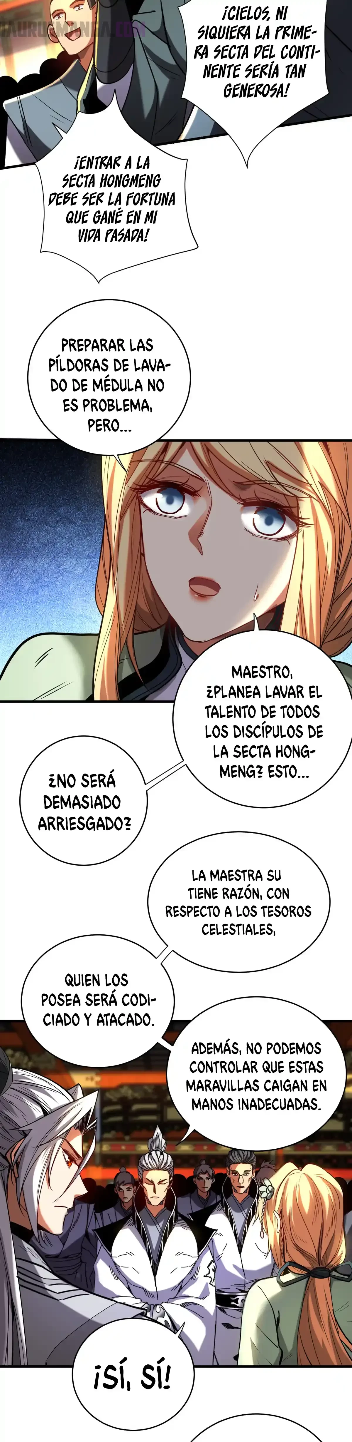 Mientras mis discípulas se matan, yo me relajo! capítulo 133, página 9