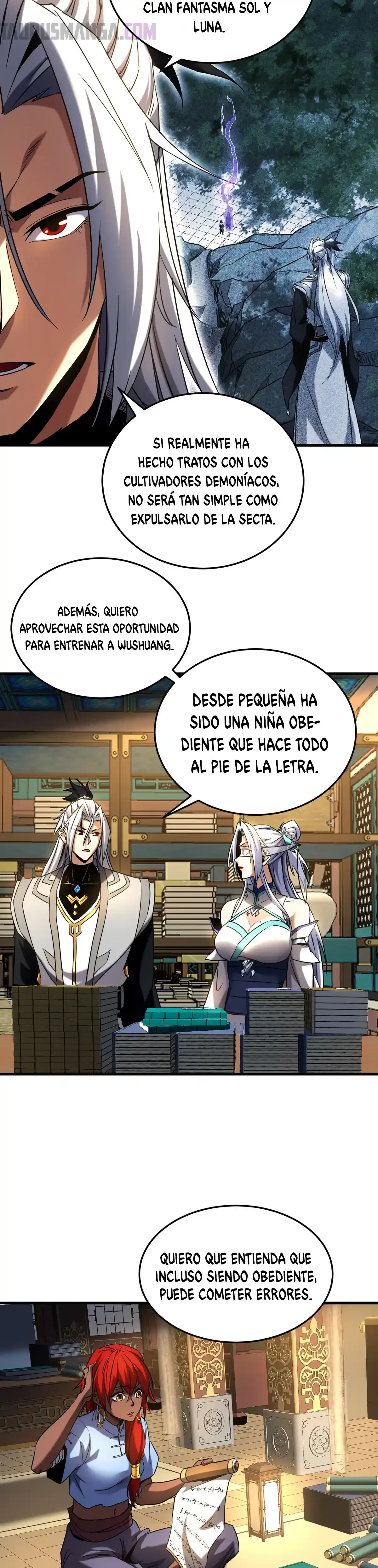 Mientras mis discípulas se matan, yo me relajo! capítulo 136, página 6