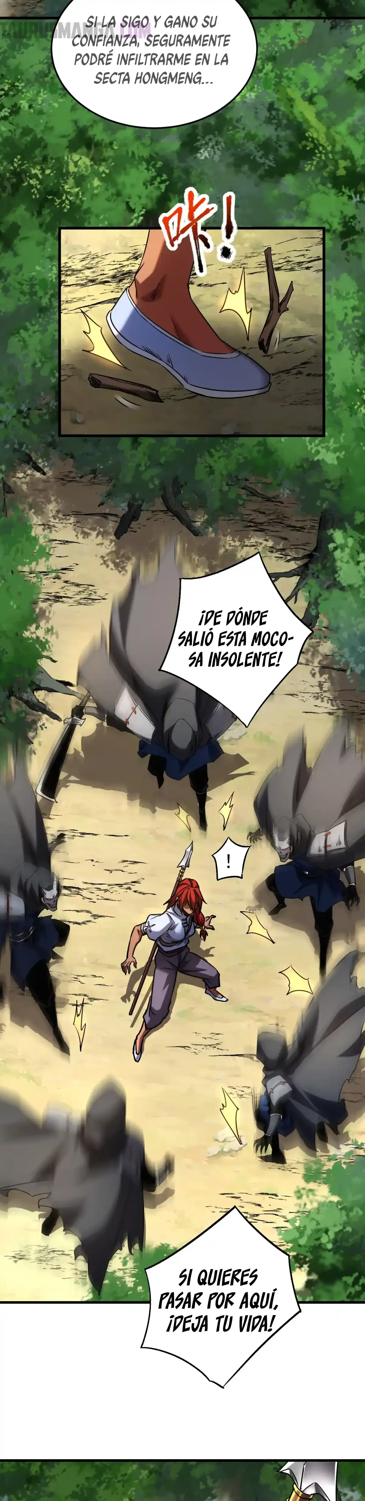 Mientras mis discípulas se matan, yo me relajo! capítulo 134, página 9