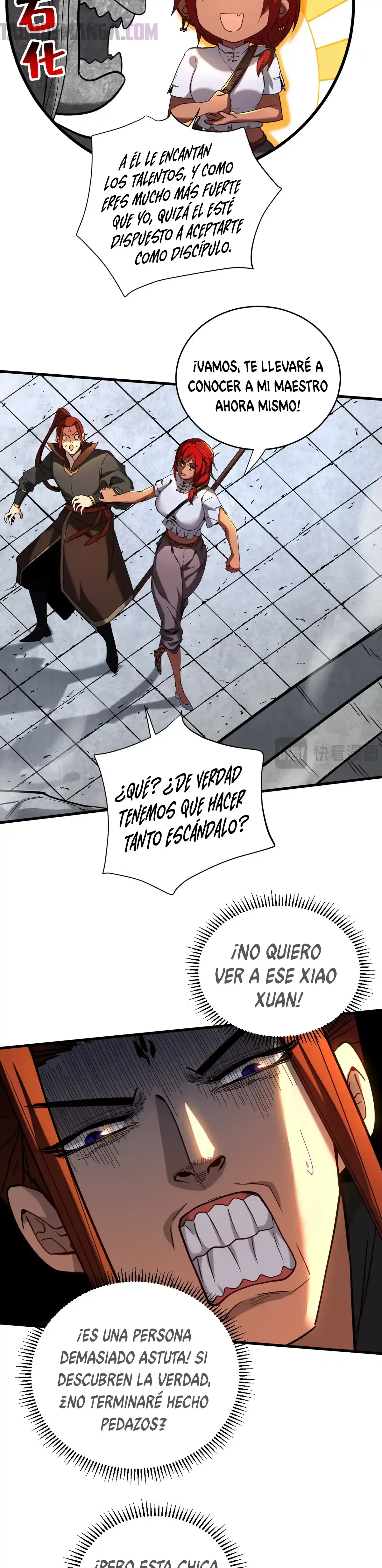 Mientras mis discípulas se matan, yo me relajo! capítulo 135, página 9