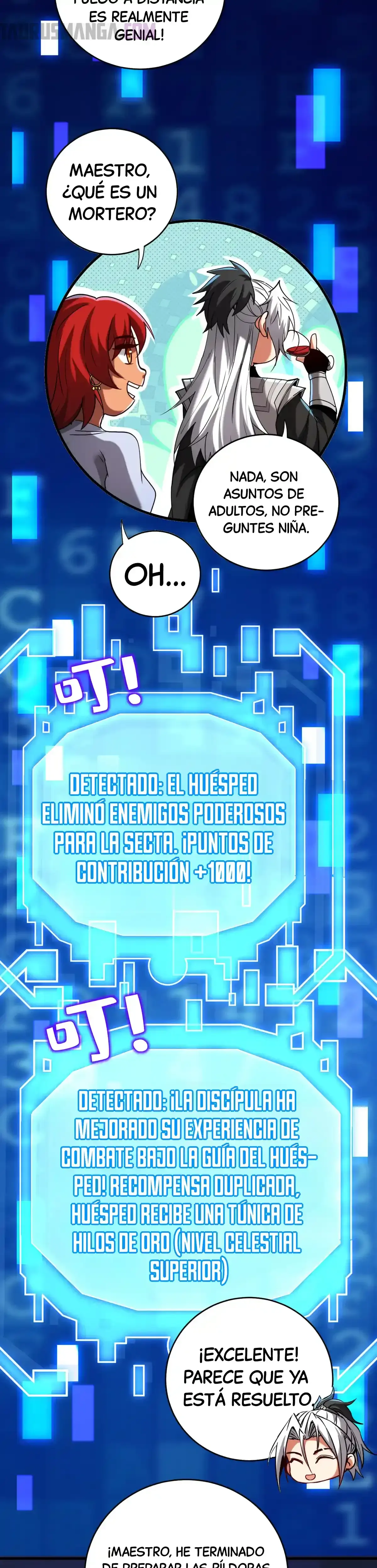 Mientras mis discípulas se matan, yo me relajo! capítulo 139, página 9