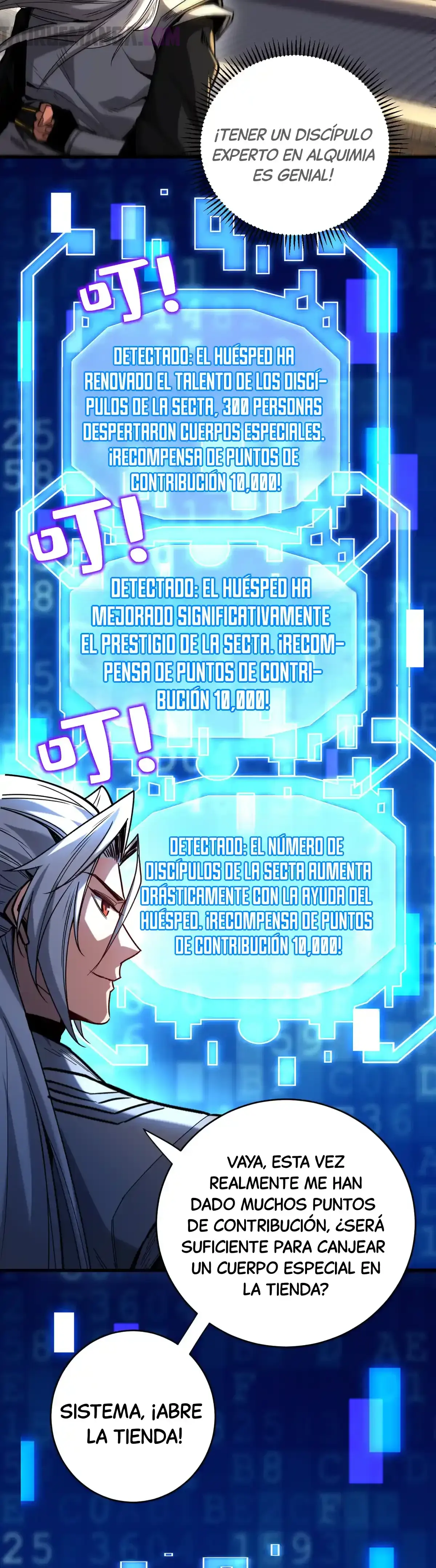 Mientras mis discípulas se matan, yo me relajo! capítulo 139, página 15