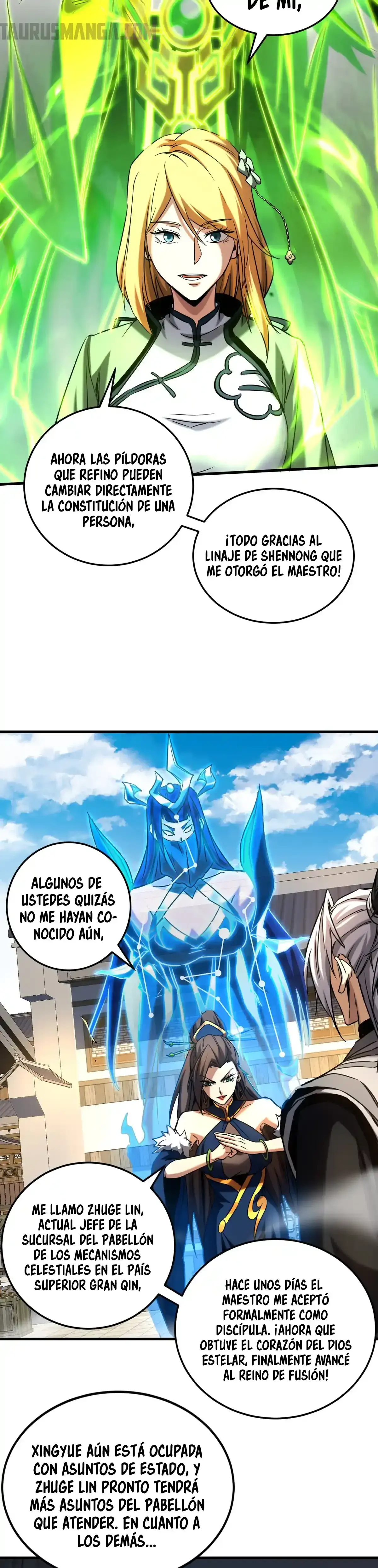 Mientras mis discípulas se matan, yo me relajo! capítulo 140, página 13