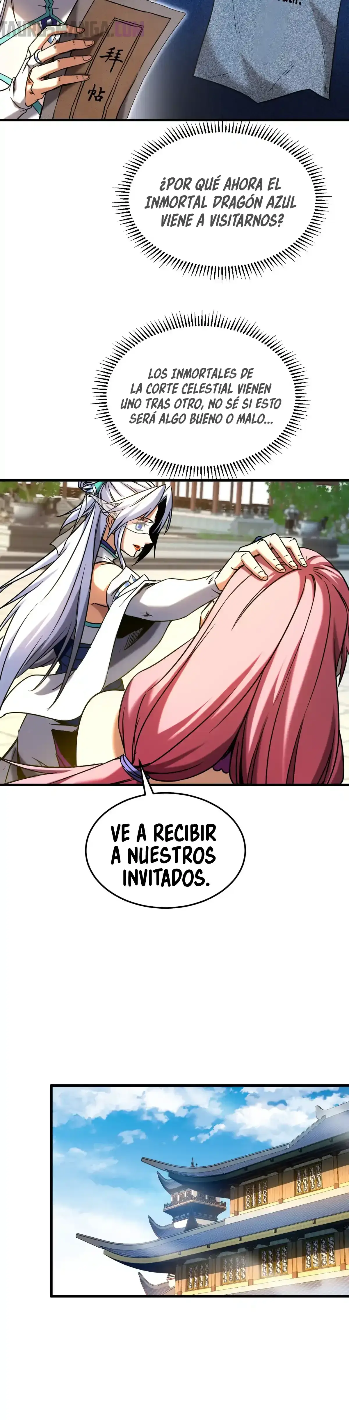 Mientras mis discípulas se matan, yo me relajo! capítulo 147, página 4