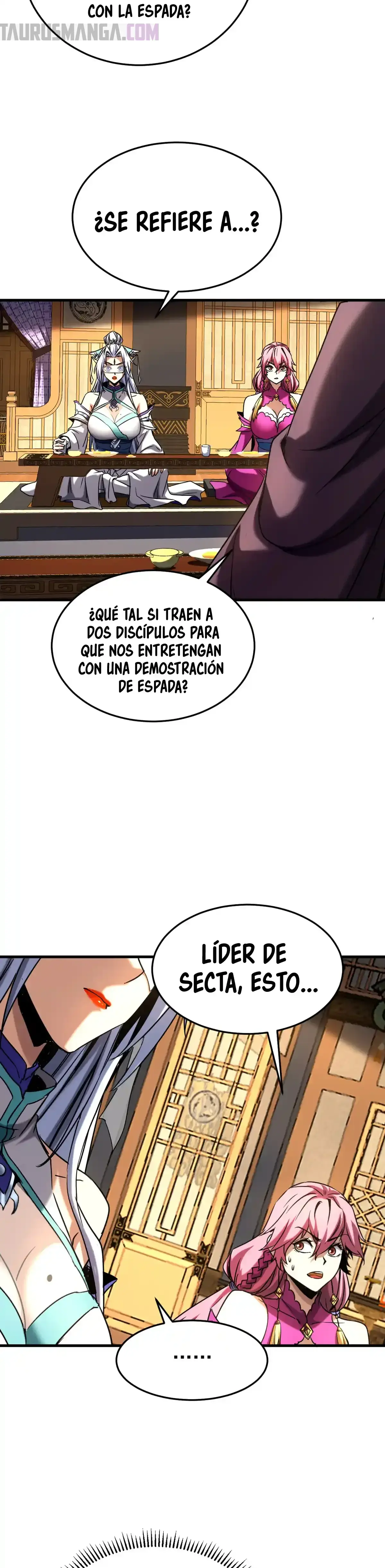 Mientras mis discípulas se matan, yo me relajo! capítulo 147, página 8