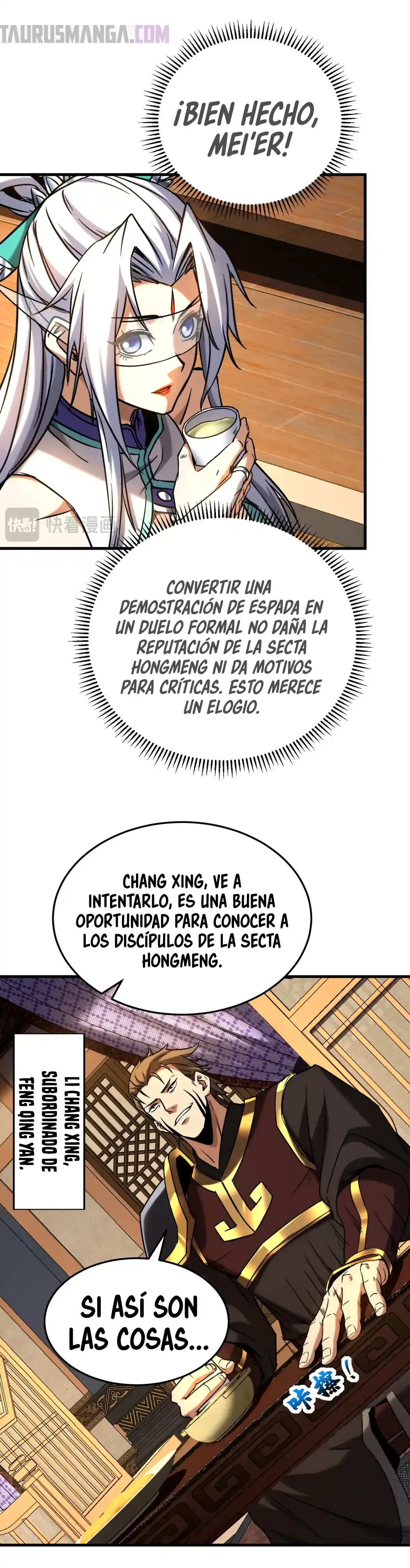 Mientras mis discípulas se matan, yo me relajo! capítulo 147, página 12