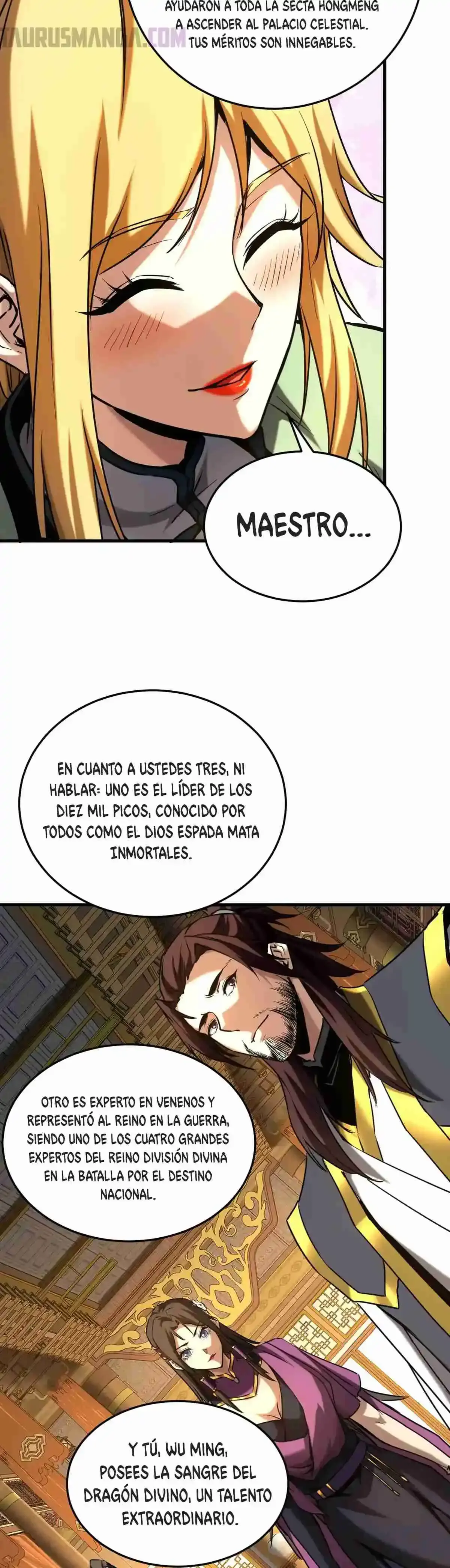 Mientras mis discípulas se matan, yo me relajo! capítulo 155, página 15