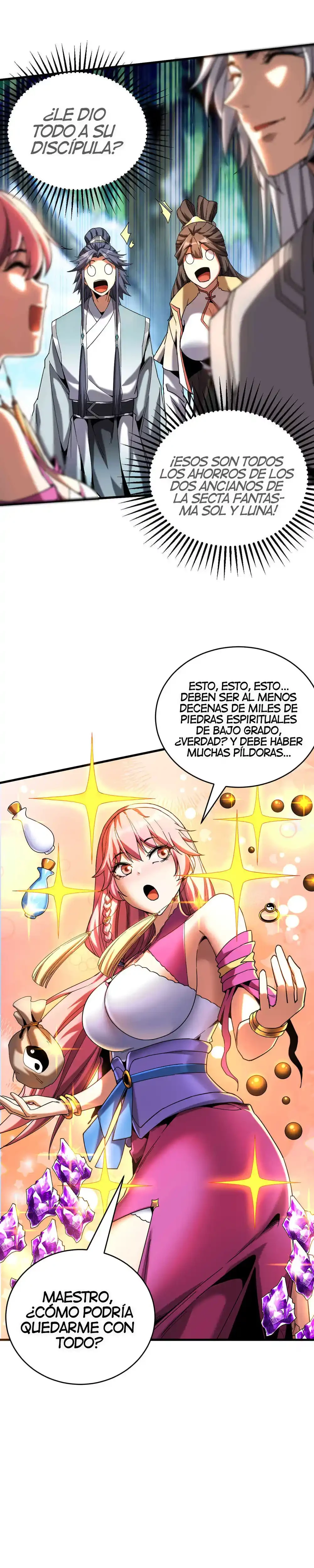 Mientras mis discípulas se matan, yo me relajo! capítulo 13, página 12
