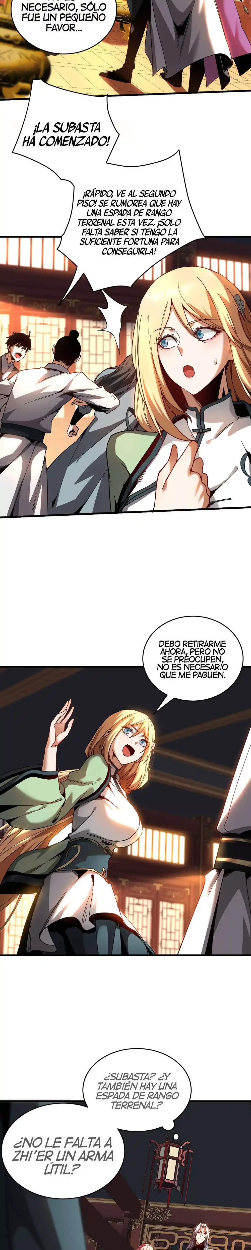 Mientras mis discípulas se matan, yo me relajo! capítulo 14, página 9