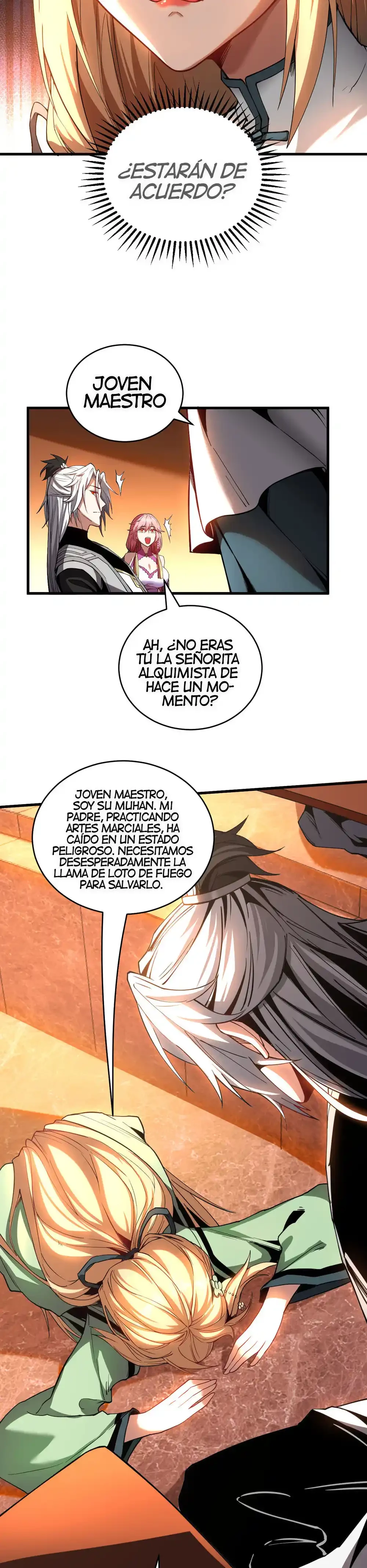 Mientras mis discípulas se matan, yo me relajo! capítulo 14, página 16