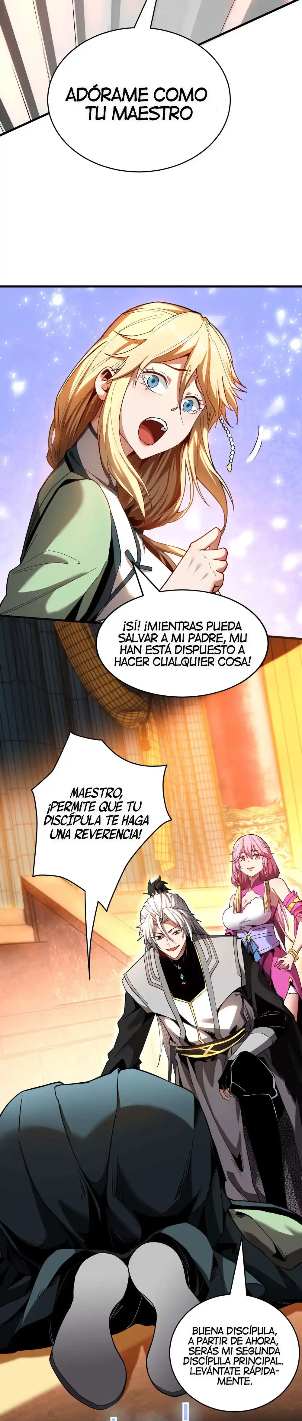 Mientras mis discípulas se matan, yo me relajo! capítulo 15, página 13