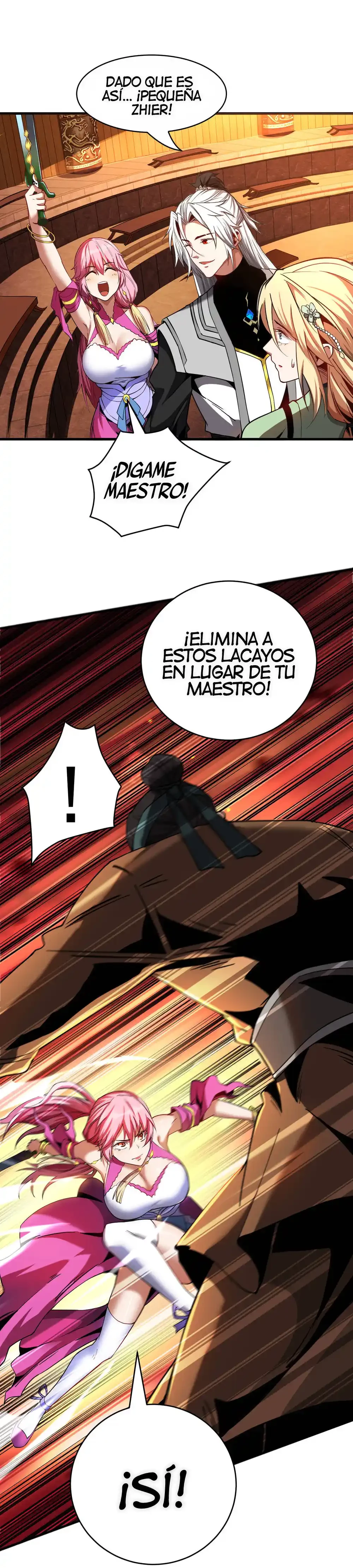 Mientras mis discípulas se matan, yo me relajo! capítulo 15, página 16
