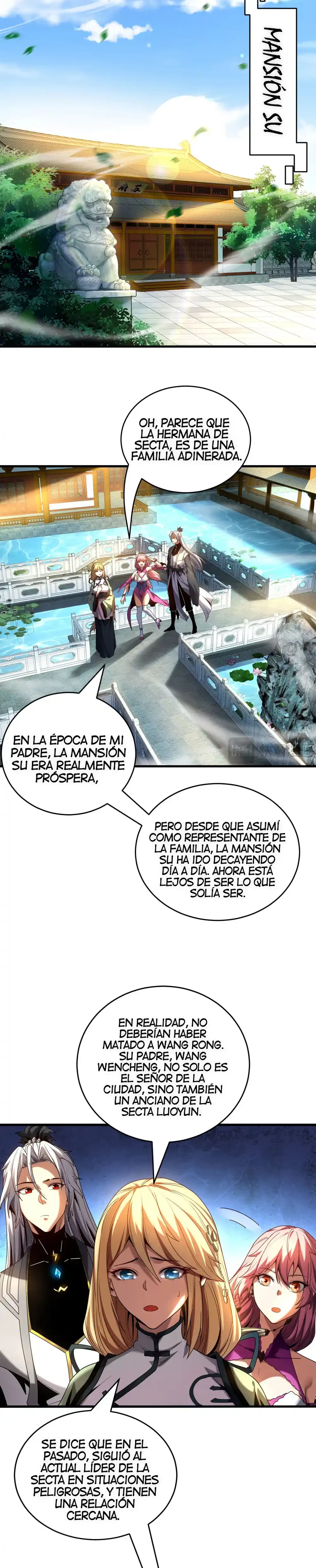 Mientras mis discípulas se matan, yo me relajo! capítulo 18, página 9
