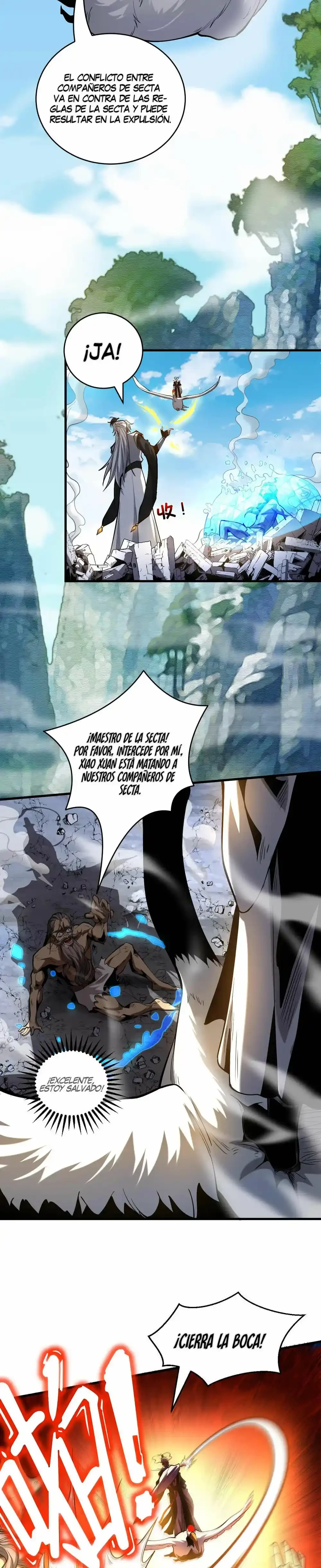 Mientras mis discípulas se matan, yo me relajo! capítulo 4, página 6