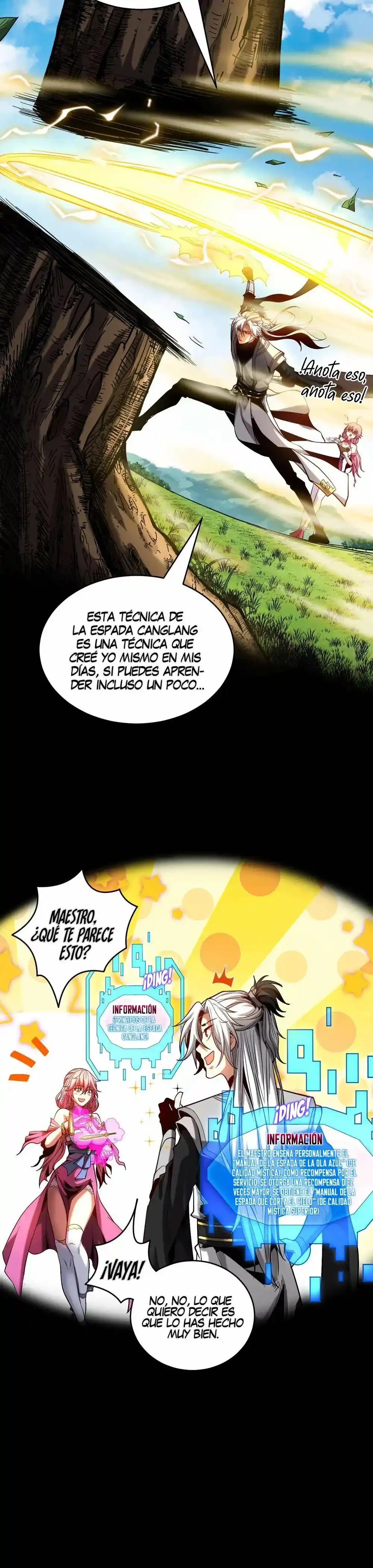 Mientras mis discípulas se matan, yo me relajo! capítulo 4, página 14