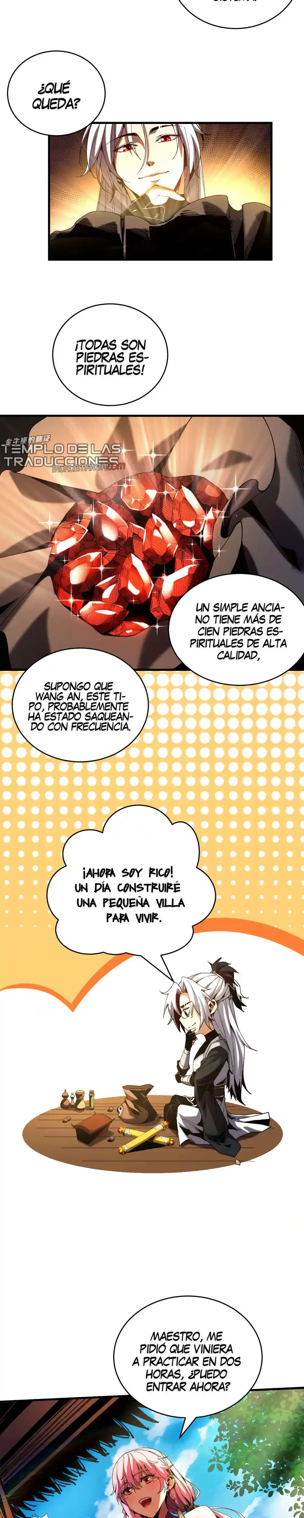 Mientras mis discípulas se matan, yo me relajo! capítulo 5, página 9
