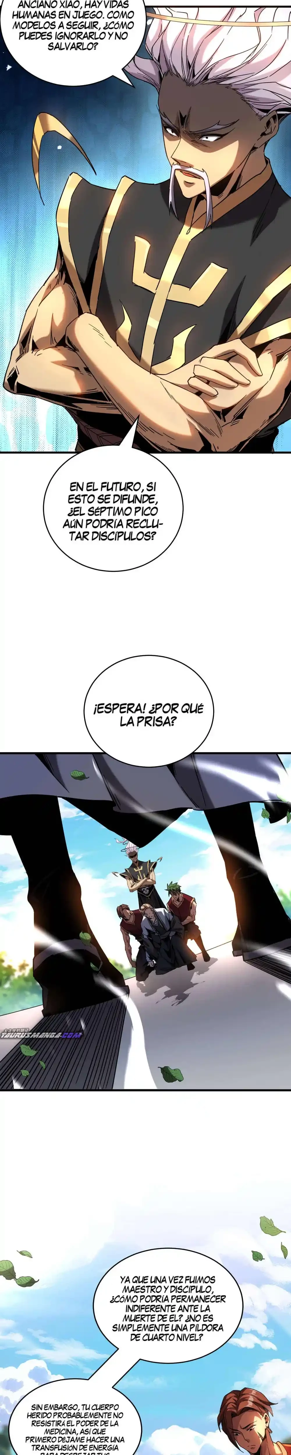 Mientras mis discípulas se matan, yo me relajo! capítulo 8, página 9