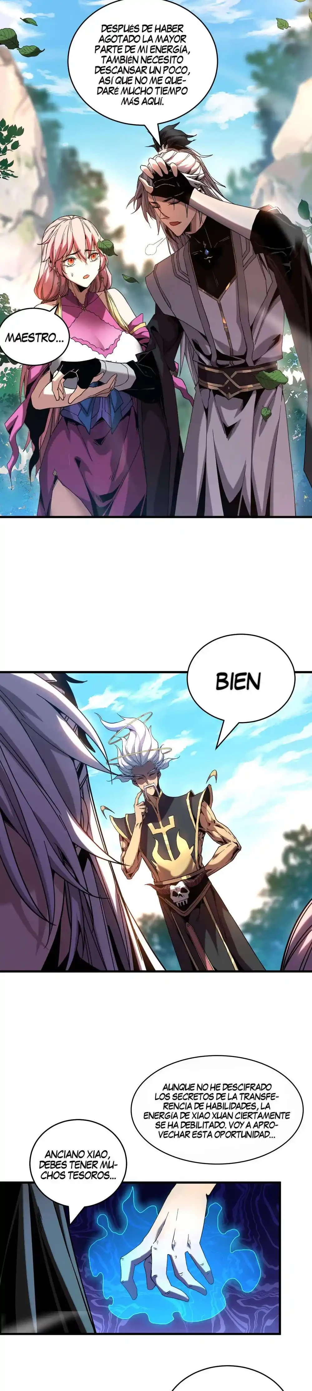 Mientras mis discípulas se matan, yo me relajo! capítulo 8, página 15