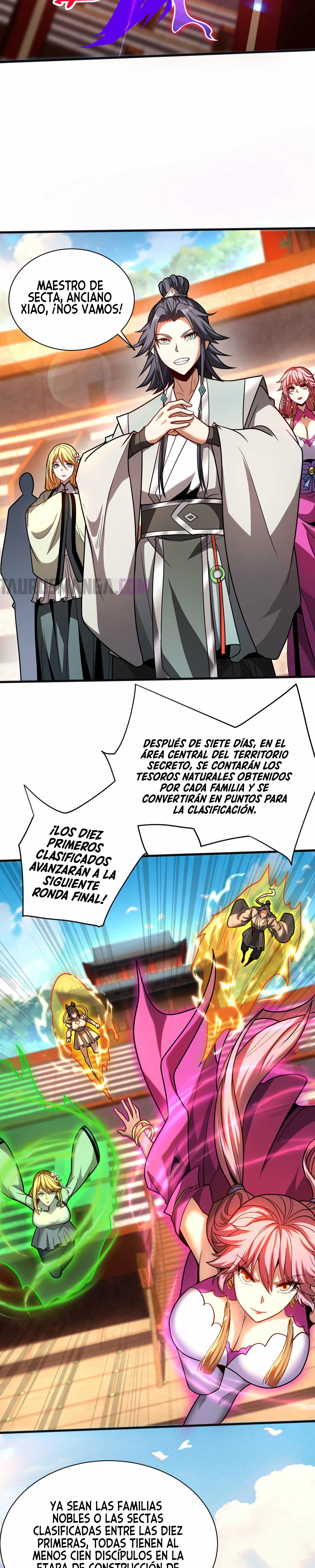 Mientras mis discípulas se matan, yo me relajo! capítulo 61, página 6