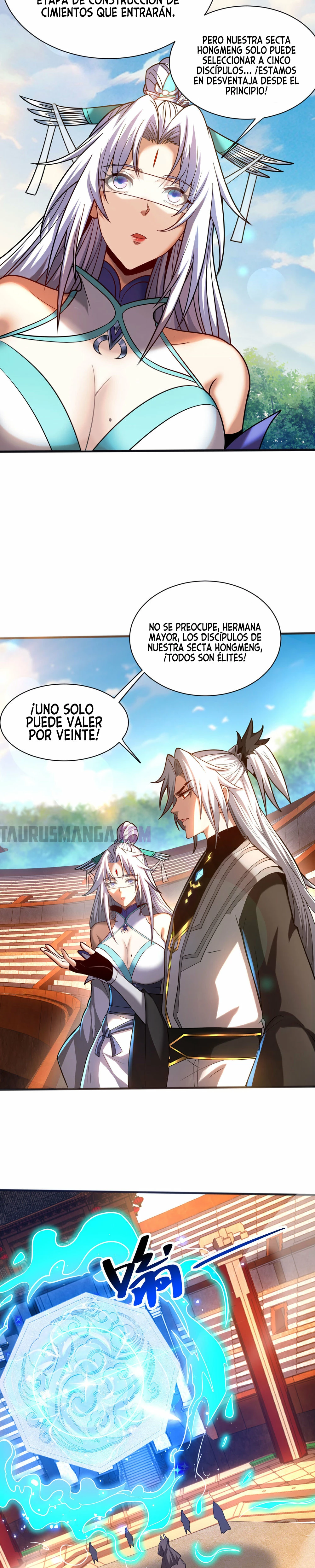 Mientras mis discípulas se matan, yo me relajo! capítulo 61, página 7