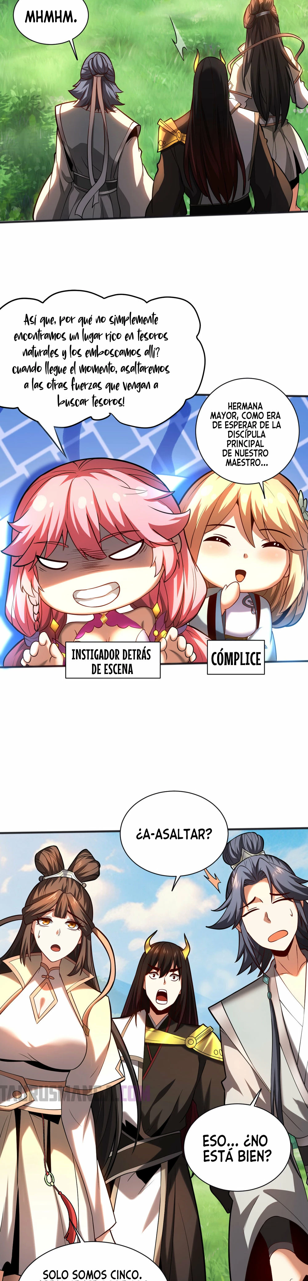 Mientras mis discípulas se matan, yo me relajo! capítulo 61, página 11