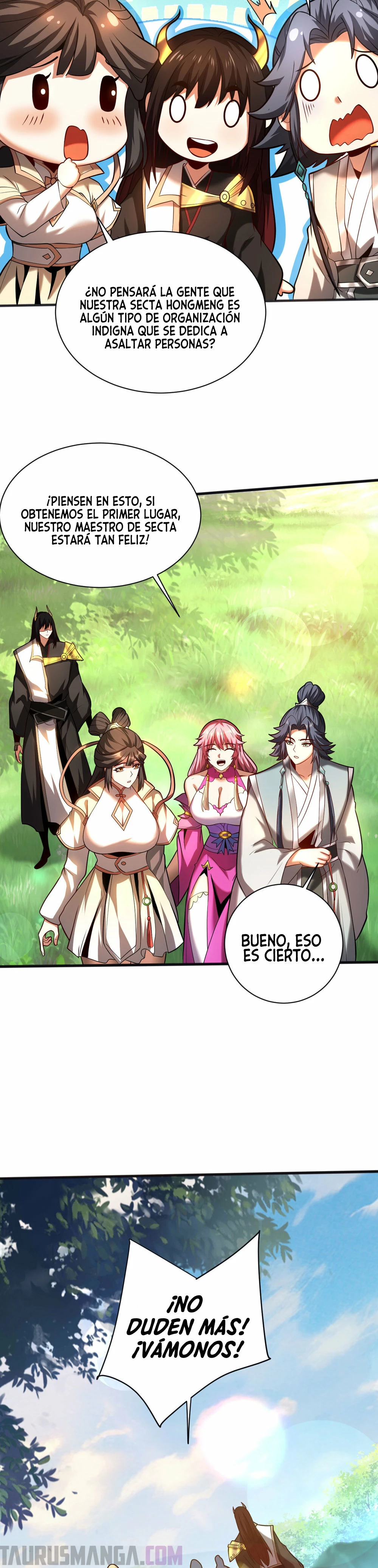 Mientras mis discípulas se matan, yo me relajo! capítulo 61, página 13