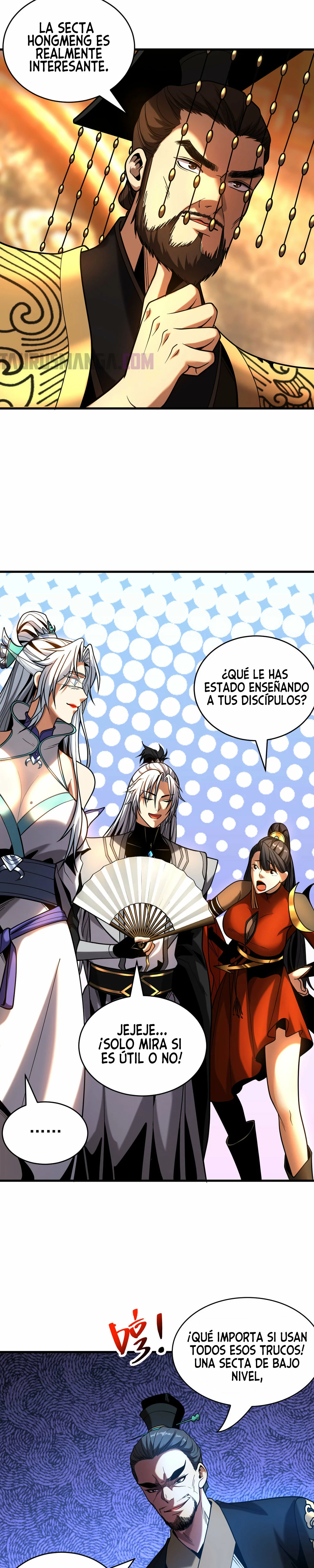 Mientras mis discípulas se matan, yo me relajo! capítulo 62, página 9