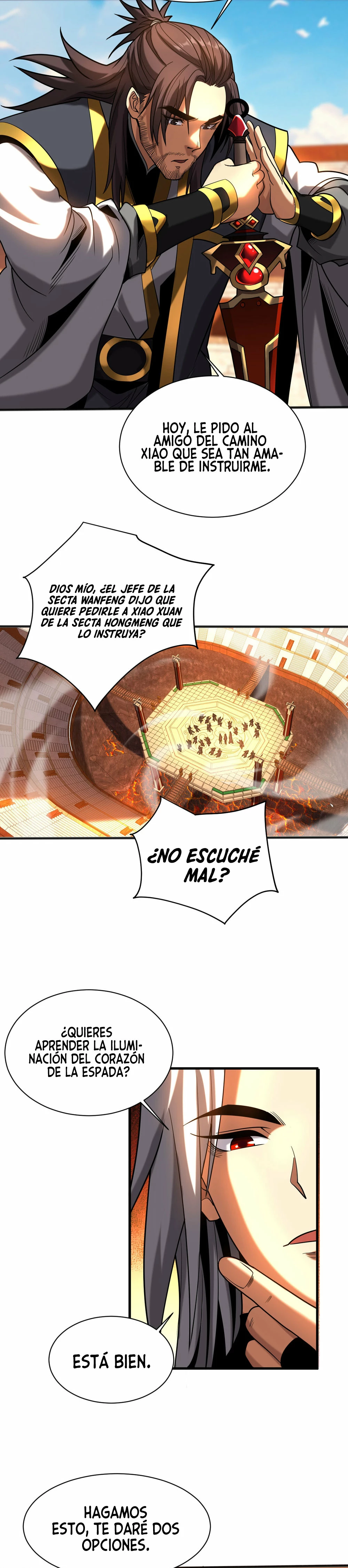 Mientras mis discípulas se matan, yo me relajo! capítulo 66, página 5