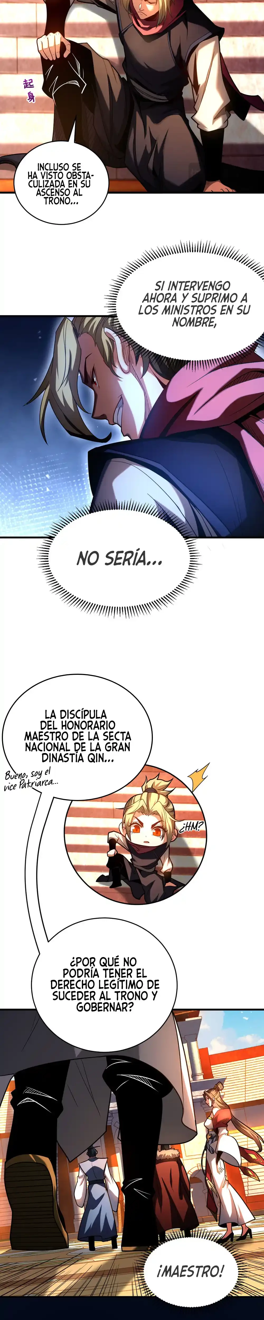 Mientras mis discípulas se matan, yo me relajo! capítulo 68, página 7