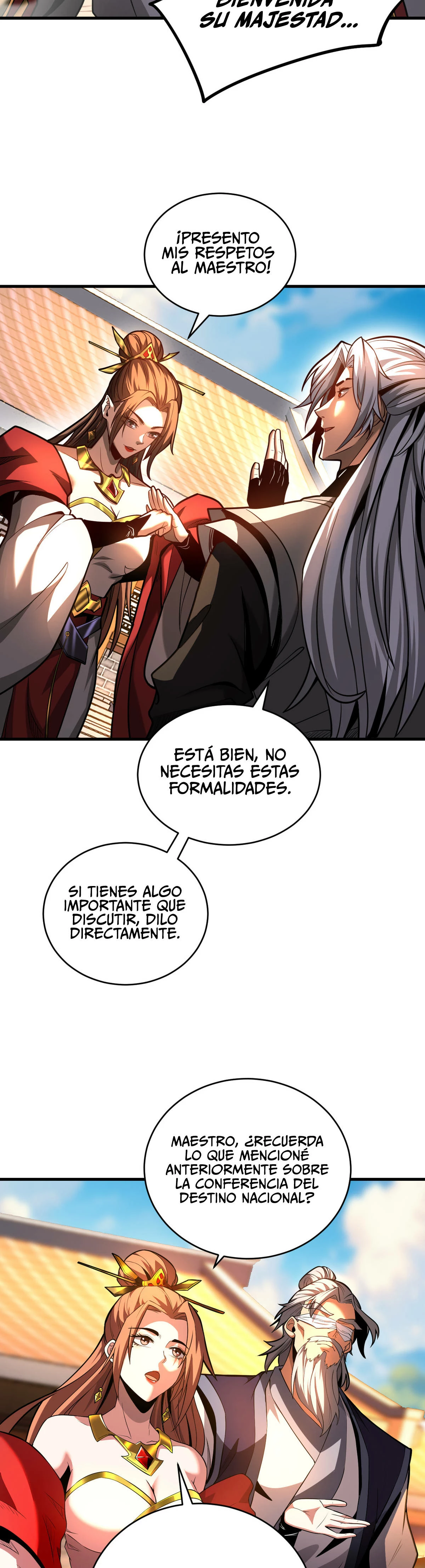 Mientras mis discípulas se matan, yo me relajo! capítulo 73, página 12