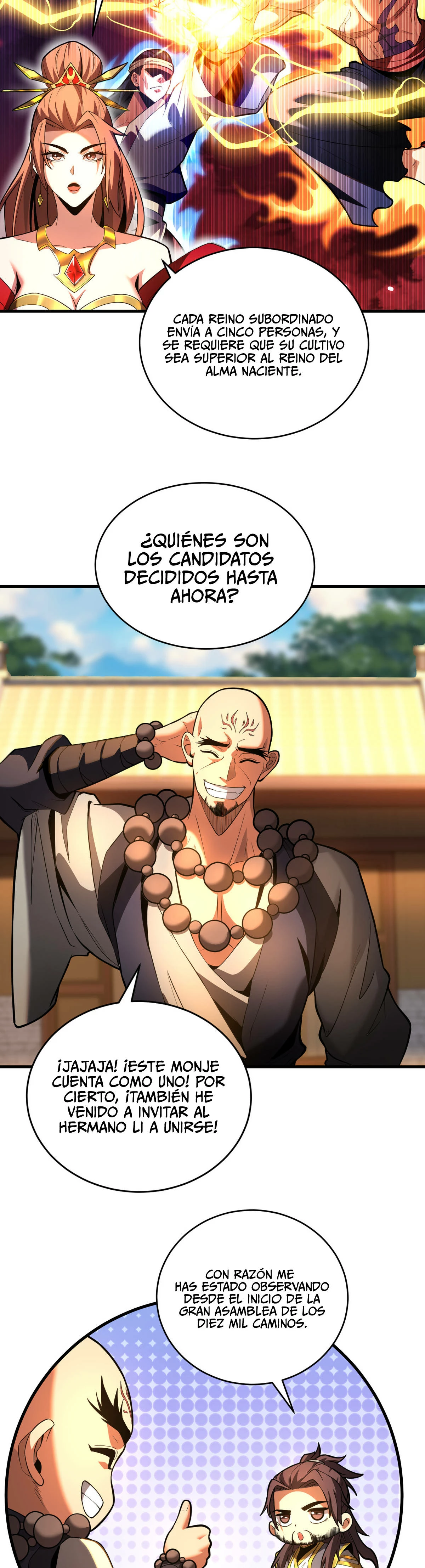 Mientras mis discípulas se matan, yo me relajo! capítulo 73, página 14