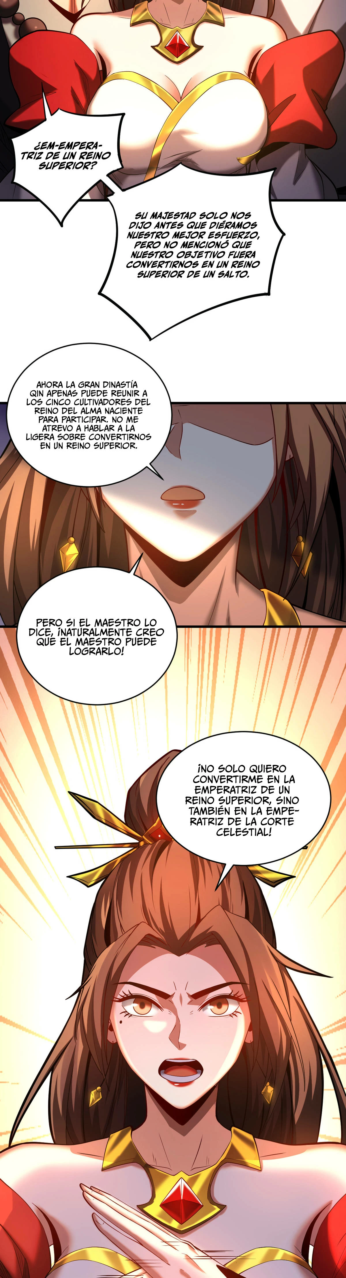 Mientras mis discípulas se matan, yo me relajo! capítulo 73, página 16