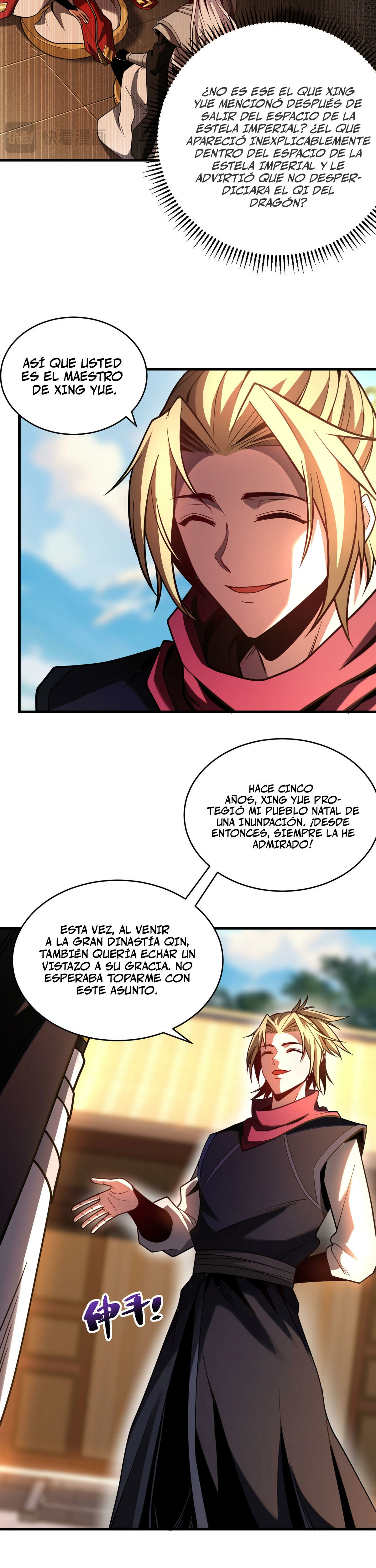 Mientras mis discípulas se matan, yo me relajo! capítulo 74, página 5