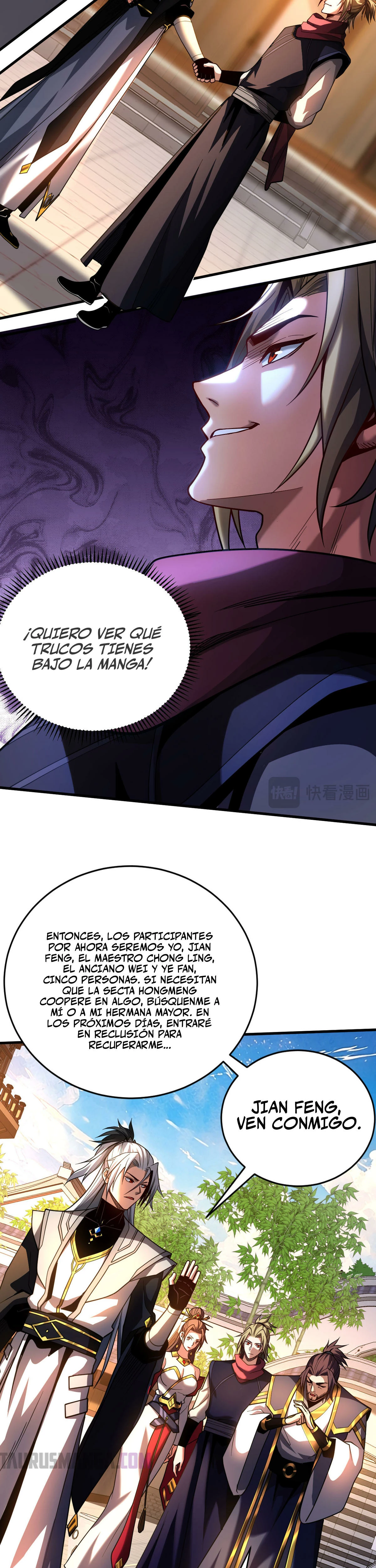 Mientras mis discípulas se matan, yo me relajo! capítulo 74, página 7
