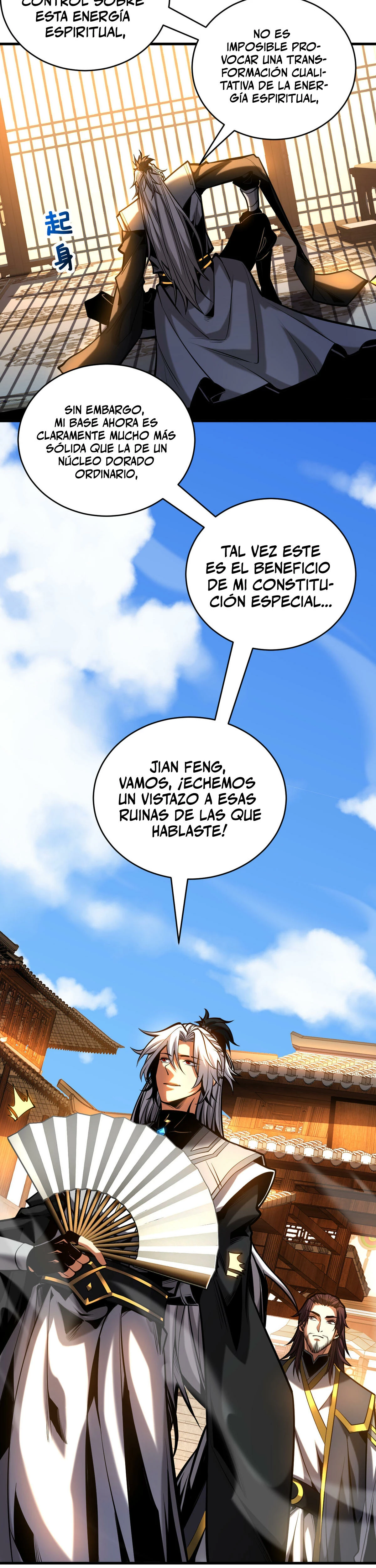 Mientras mis discípulas se matan, yo me relajo! capítulo 75, página 9