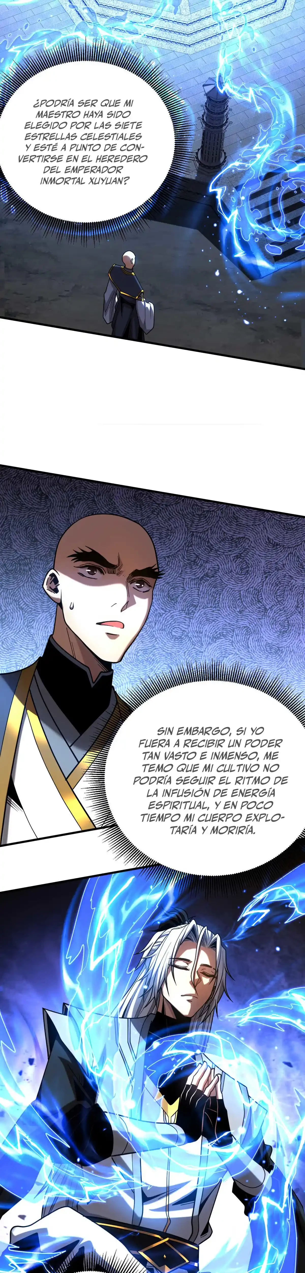 Mientras mis discípulas se matan, yo me relajo! capítulo 77, página 9