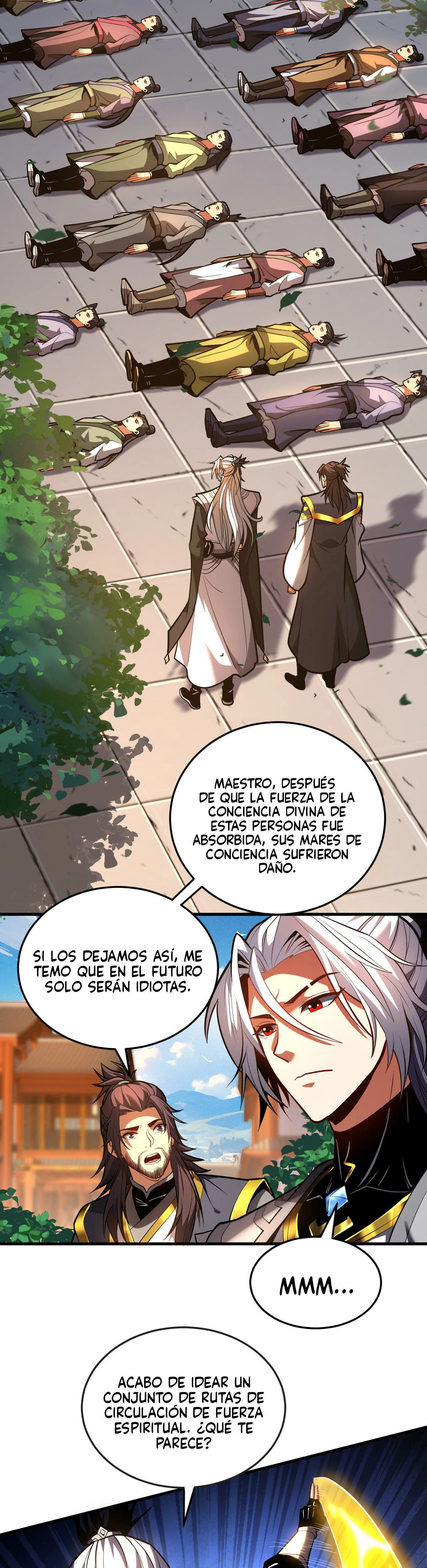 Mientras mis discípulas se matan, yo me relajo! capítulo 79, página 13
