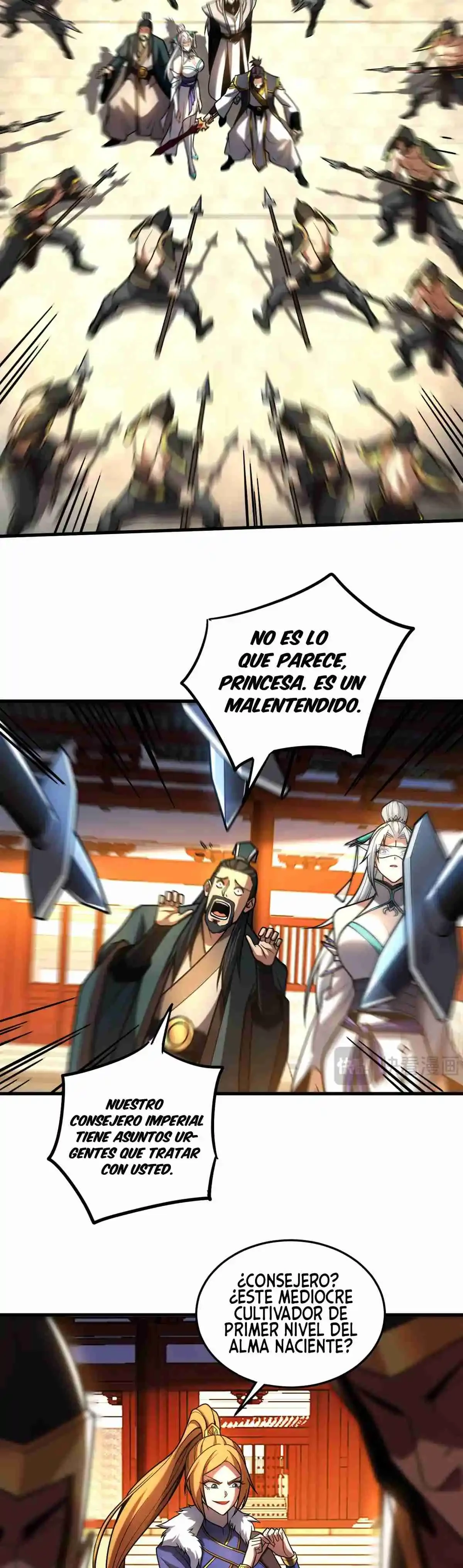 Mientras mis discípulas se matan, yo me relajo! capítulo 84, página 14