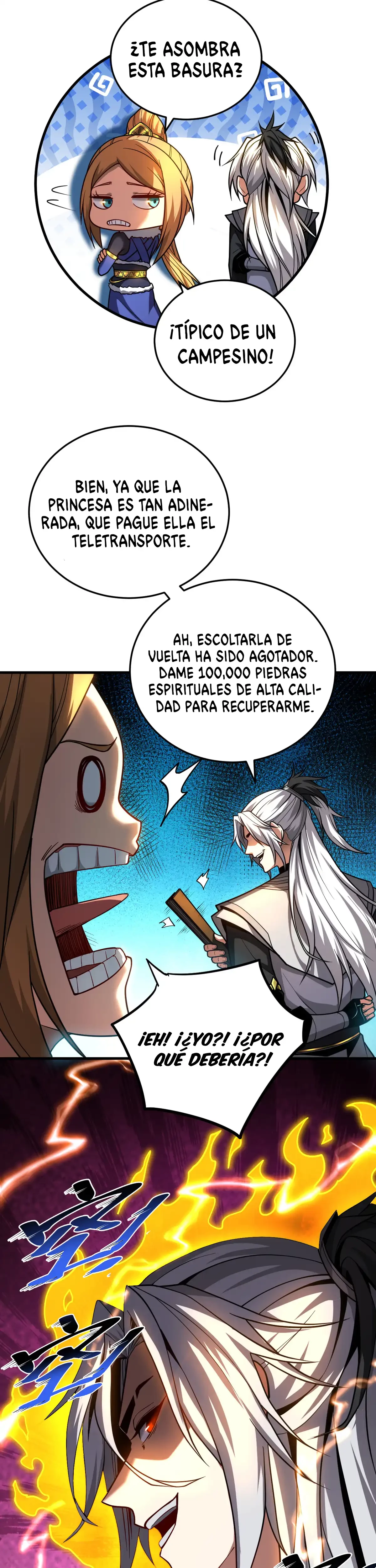Mientras mis discípulas se matan, yo me relajo! capítulo 87, página 6