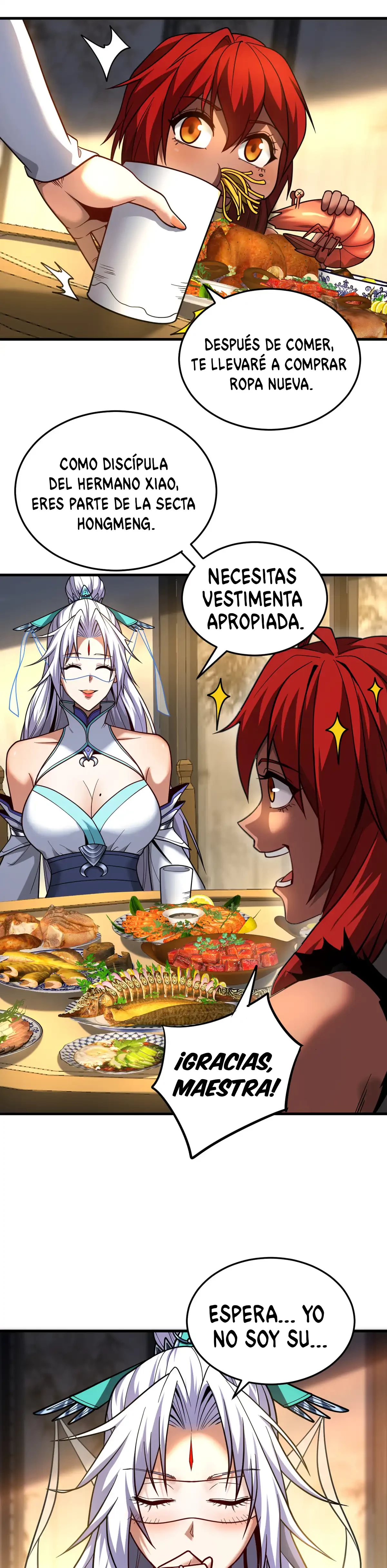 Mientras mis discípulas se matan, yo me relajo! capítulo 87, página 12