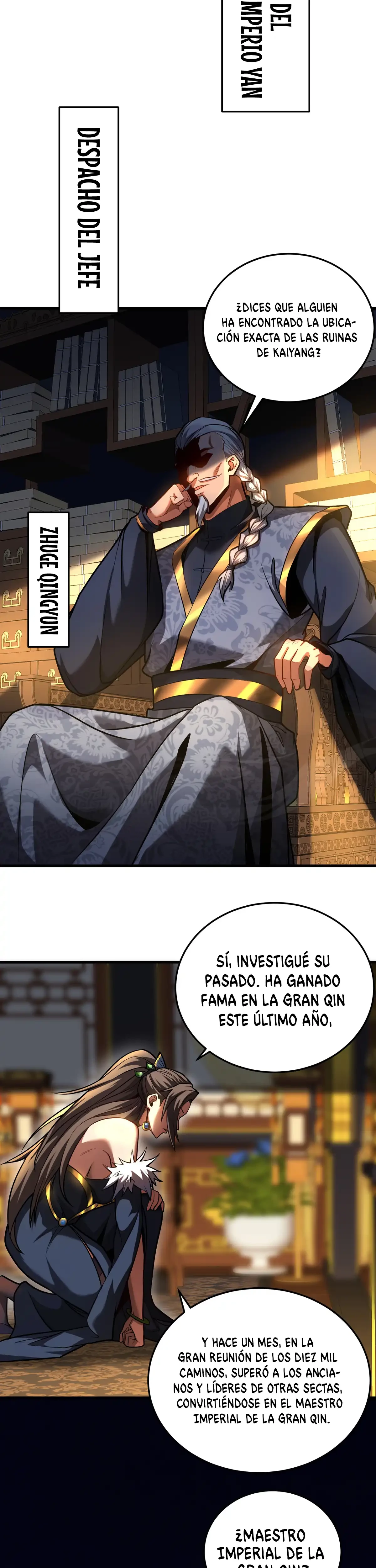 Mientras mis discípulas se matan, yo me relajo! capítulo 89, página 6