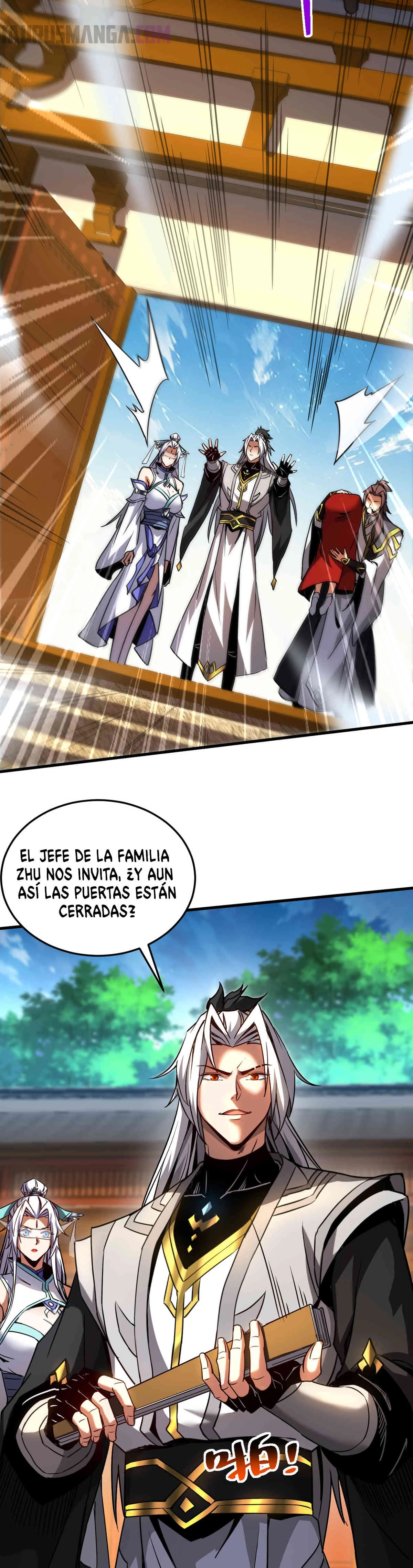 Mientras mis discípulas se matan, yo me relajo! capítulo 95, página 17