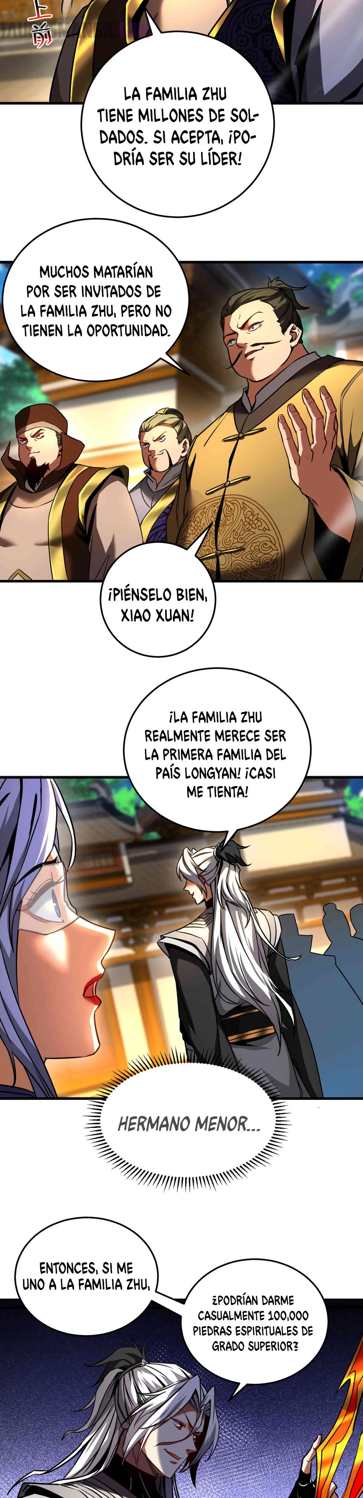 Mientras mis discípulas se matan, yo me relajo! capítulo 98, página 7