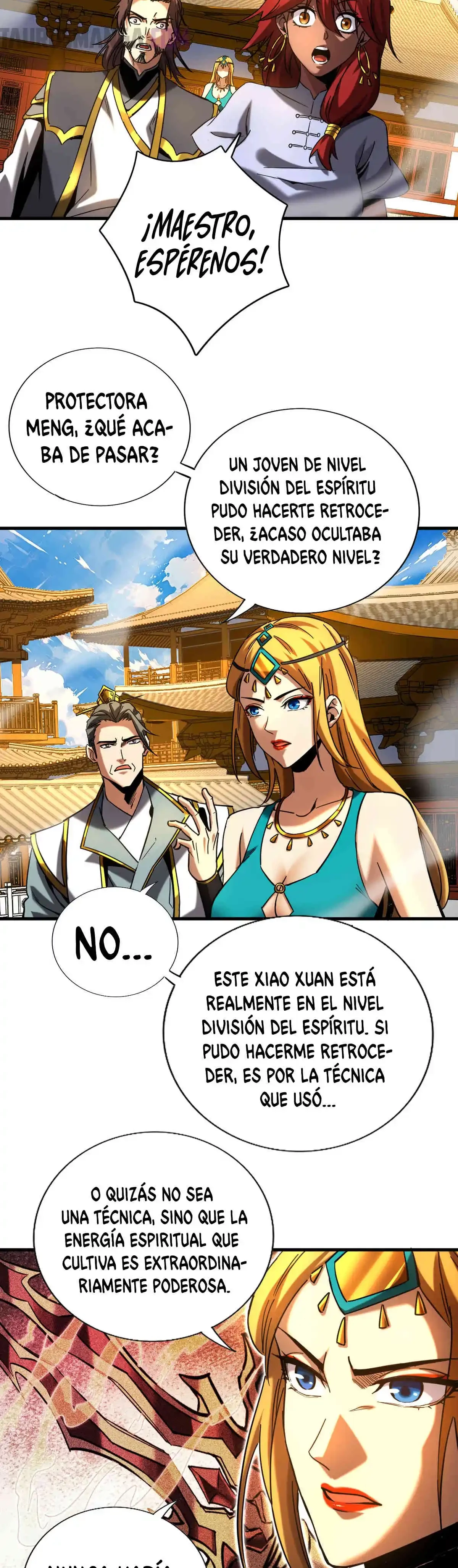 Mientras mis discípulas se matan, yo me relajo! capítulo 99, página 14