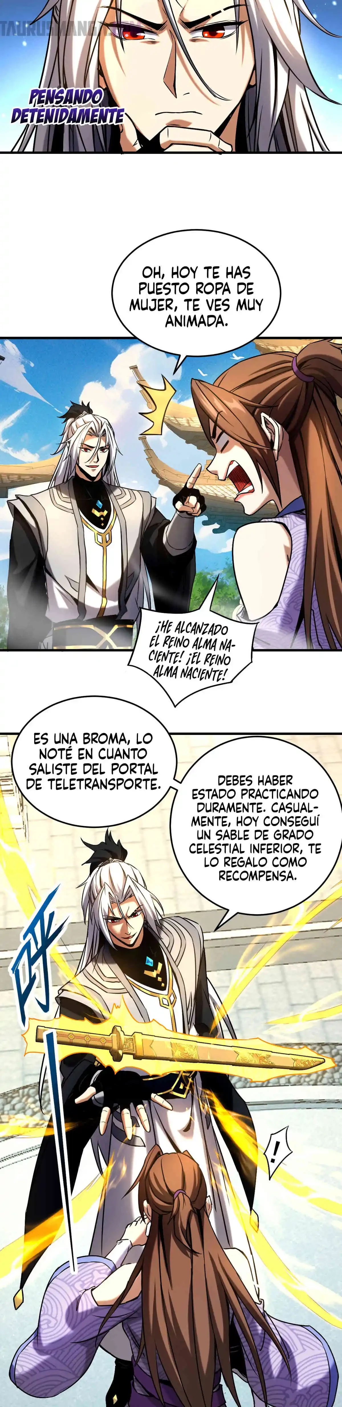 Mientras mis discípulas se matan, yo me relajo! capítulo 101, página 3