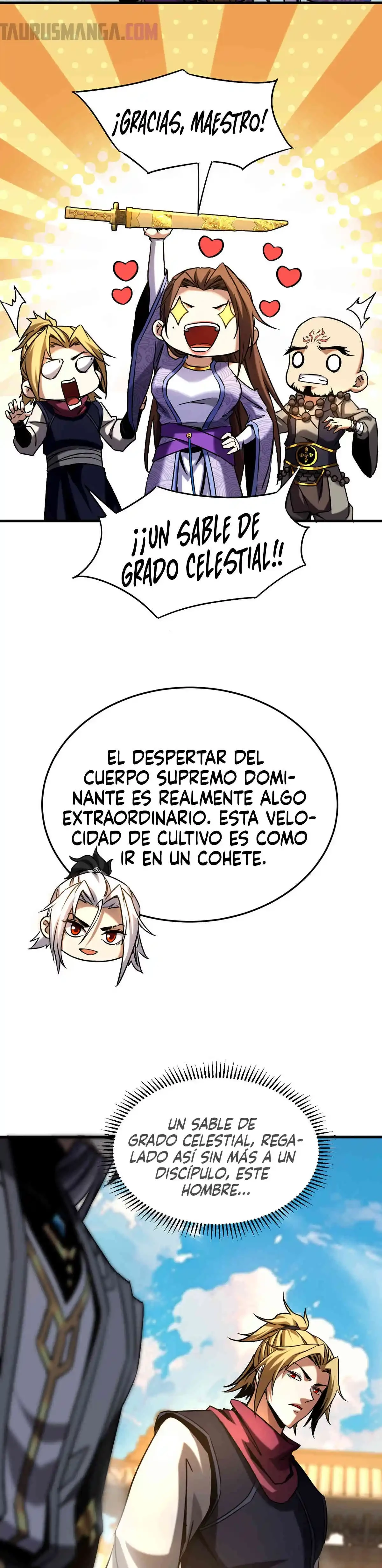 Mientras mis discípulas se matan, yo me relajo! capítulo 101, página 4