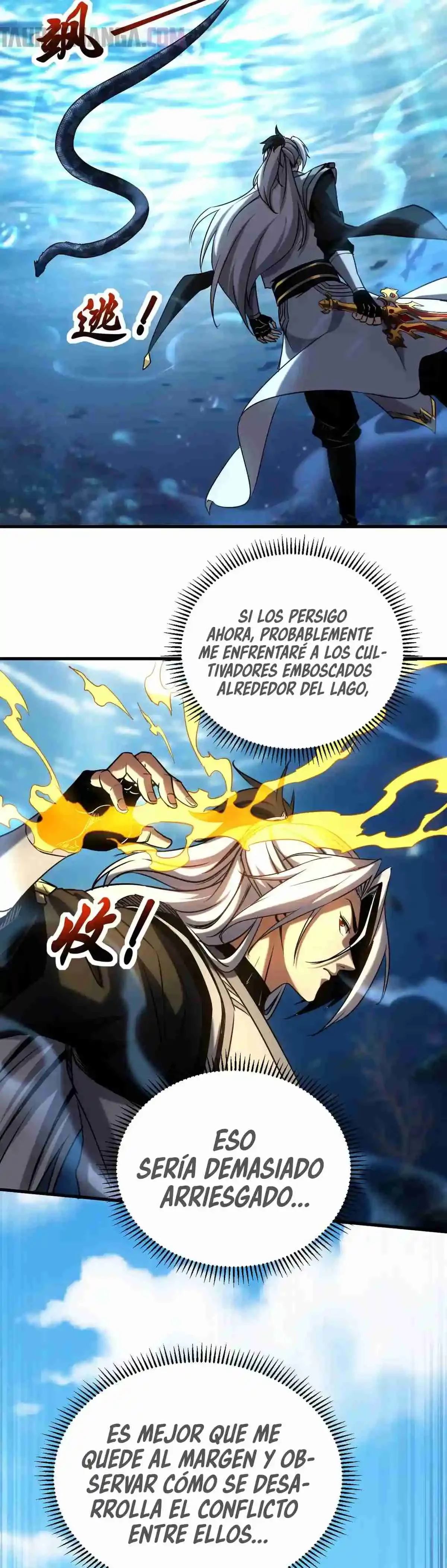 Mientras mis discípulas se matan, yo me relajo! capítulo 107, página 15