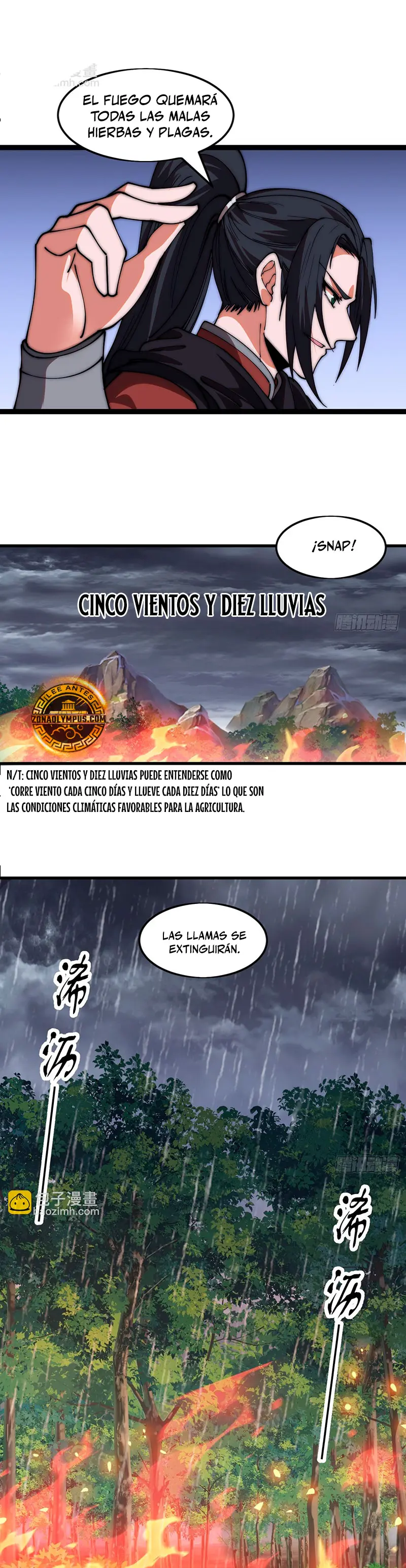 Comienza con una montaña capítulo 1165, página 9