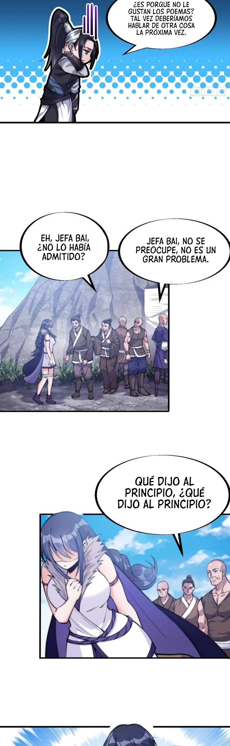Comienza con una montaña capítulo 58, página 19