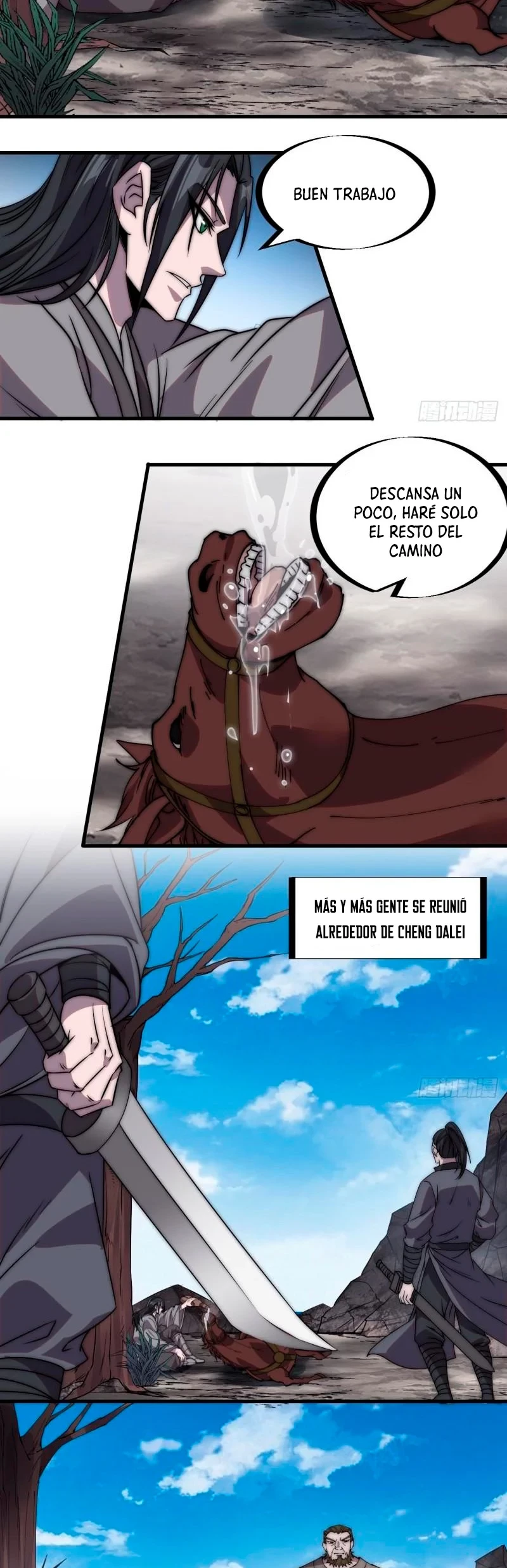 Comienza con una montaña capítulo 242, página 9